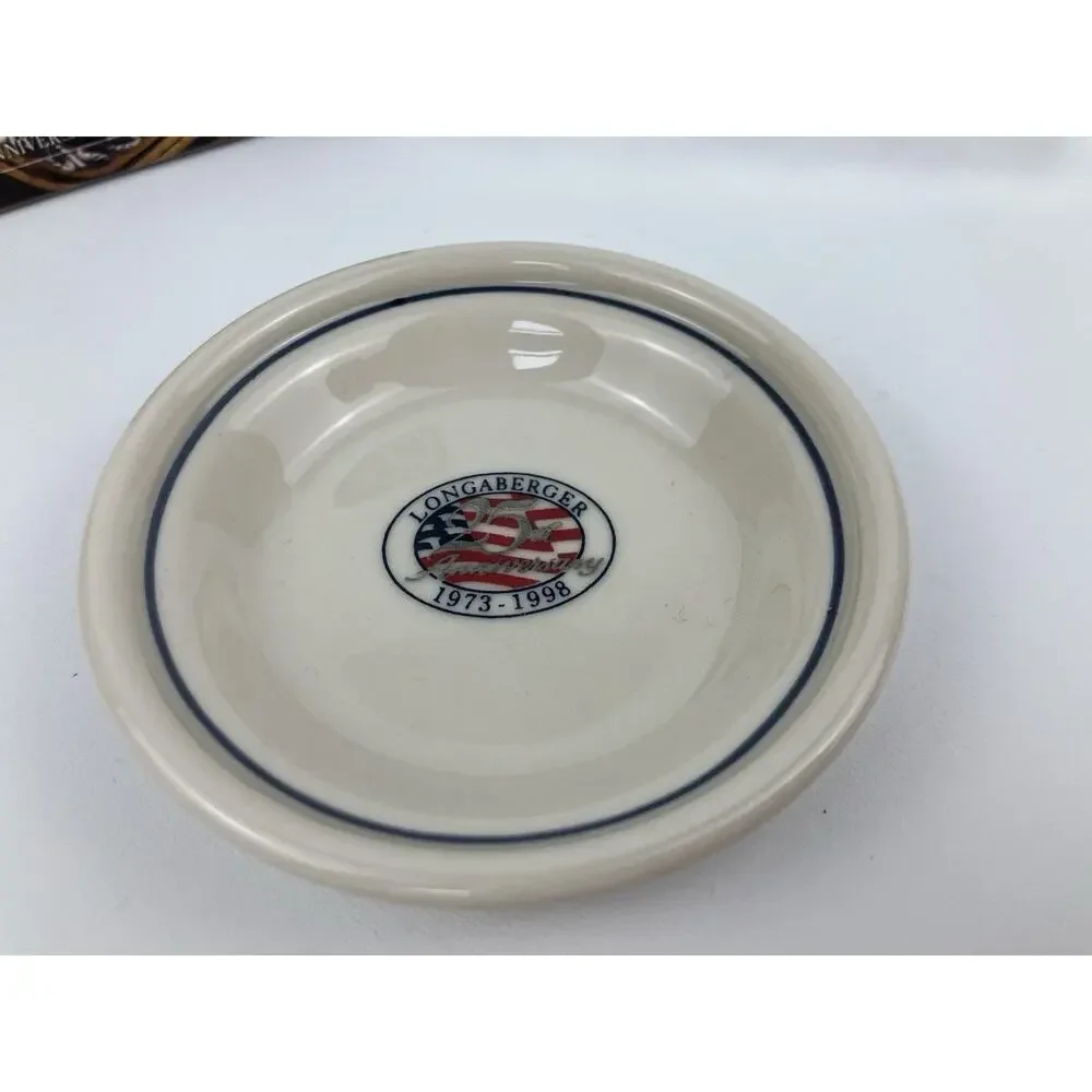 Longaberger Miniature Two Pie Basket | Full Set (SEE DESC) VTG 1998 #12386
